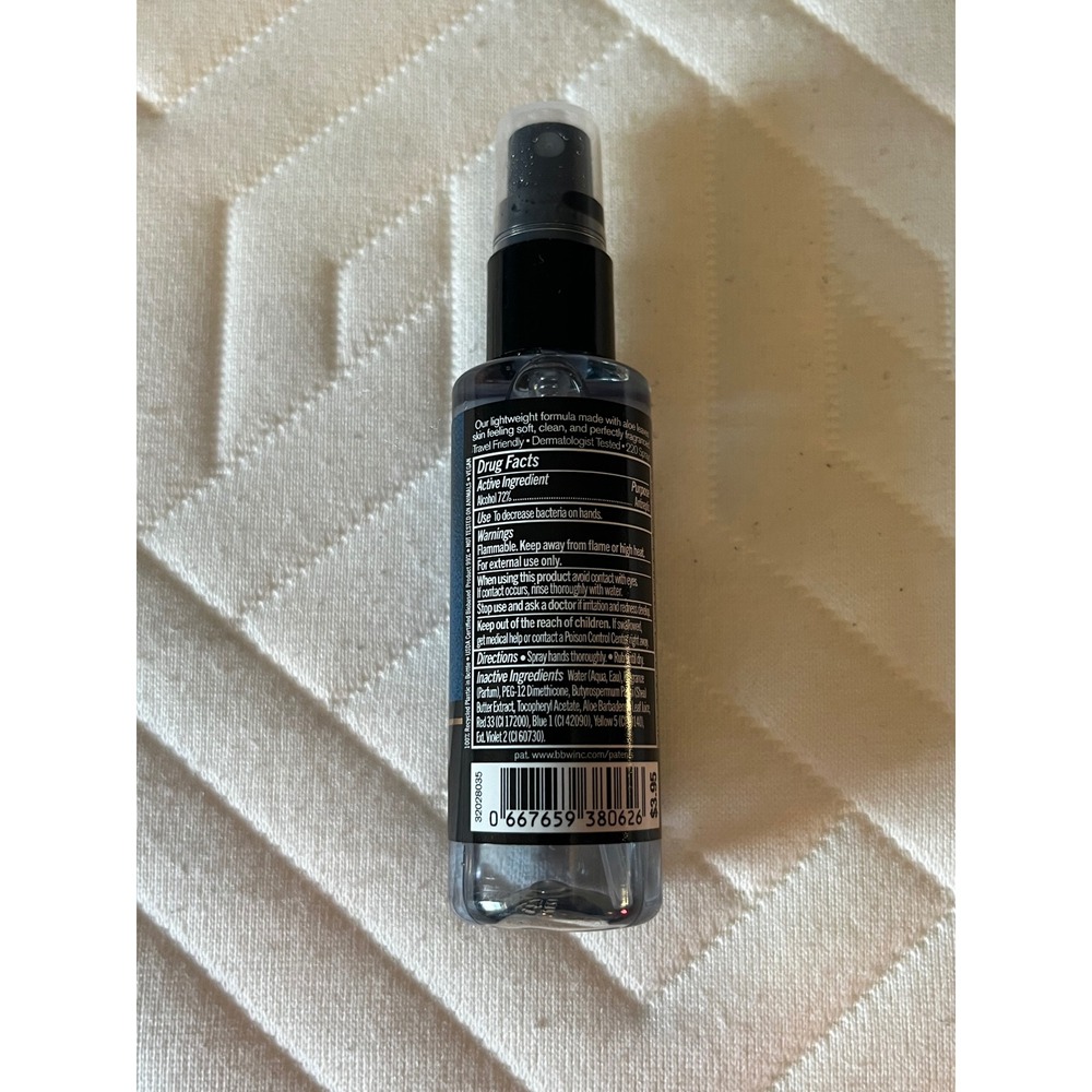 The Men's Shop Ocean by Bath & Body Works Anti-Bacterial Hand Spray 1 fl oz - Picture 3 of 3
